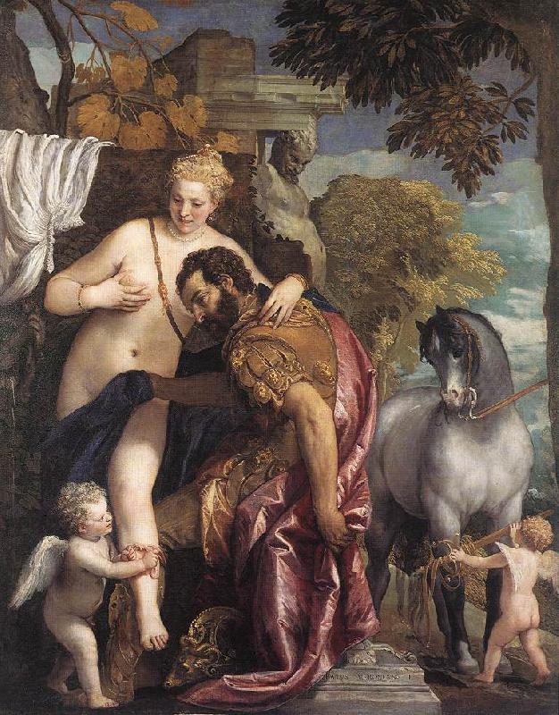VERONESE (Paolo Caliari) Mars and Venus United by Love aer China oil painting art